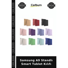 Carlburn Samsung A9 Standlı Smart Tablet Kılıfı Görüntüleme Standı Koruma Kapağı Günlük Kullanım
