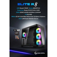 Game Garaj Elite R8 Amd R5 7500F RX9070 32GB Ram 1tb SSD Freedos Oyuncu Oem Paket