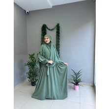 Yüsra Collection Papatya Nakışlı Liza Elbise ve Gölgeli Sufle 2”li Takım