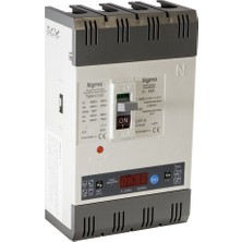 Sigma 4D250125 4X125A Kaçak Akımlı Kompakt Şalter 36KA 125A Ykş