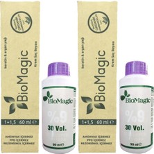 BioMagic Organik Amonyaksız Saç Boyası (Sarı-9.00)+Oksidan (2 Adet)