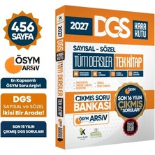 Karakutu Yayınları 2027 FULL DGS Tüm Dersler Tek Kitap ÖSYM Çıkmış Soru Bankası Son 16 Yıl Sadece DGS PDF/Video Çözümlü