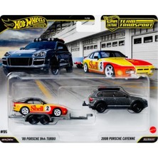 Hot Wheels Team Transport Porsche Set