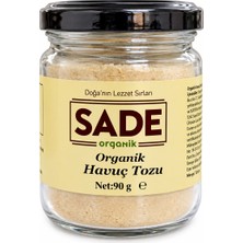 Sade Organik Havuç Tozu 90 gr