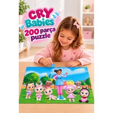 Farbu Oyuncak 200 Parça Cry Babies Puzzle Sevimli Bebek Karakterleri Temalı Yüksek Baskı Kaliteli 33 x 48 cm Puzzle