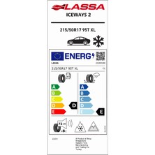 Lassa 215/50R17 95T Xl M+S Sfm Iceways 2 Oto Kış Lastiği (Üretim YILI:2025)