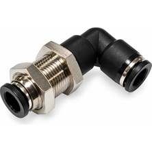 Expflex 10 mm Perde Geçişli Dirsek Pnömatik Bağlantı