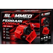Şimika Slammed Ferrari Korna 12V – Güçlü Sesli, Kompresörlü, Havalı Kırmızı Araç Kornası