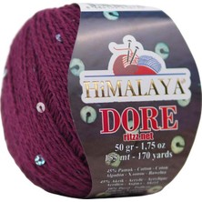 Himalaya Dore 61407 Mor - Gümüş Pullu