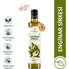 Bala Hatun Enginar Sirkesi 500ML - Doğal Fermantasyon - 6 Ay Dinlendirilmiş Özel Tarif - Artichoke Vinegar