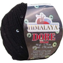 Himalaya Dore 61424 Siyah - Gümüş Pullu