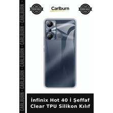 Carlburn Infinix Hot 40 I Şeffaf Clear Tpu Silikon Kılıf Telefon Kapağı Mobil Koruma Cihaz Aksesuarı