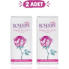 Zngzrmll Rosemix - Doğal Gülsuyu 200 ml Cam Şişe - 2 Adetlik Set