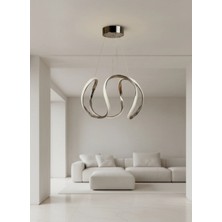 Mylüx Aydınlatma Nova Modern Krom LED Avize – Modern Salon & Oturma Odası