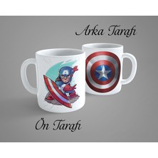 OGC Captan America Porselen Kupa Bardak