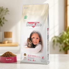 Odea Tr 15 kg Kitten Chicken Bona Cibo Kitten Tavuklu Hamsili ve Pirinçli Yavru ve Anne Kedi Maması