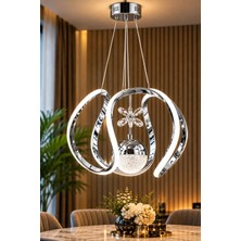 Mylüx Aydınlatma Amissos Krom Lx Avize Krom Ledli Modern Şık