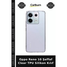 Carlburn Oppo Reno 10 Şeffaf Clear Tpu Silikon Kılıf Cep Kabı Cihaz Koruma Koruyucu Kapak