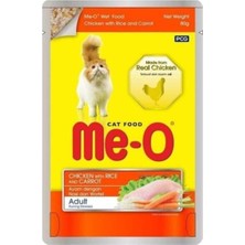 Odea Tr Pouch Tavuklu Pirinçli ve Havuçlu Kedi Maması 80GR 12LI