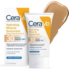 Odea Tr Renkli Güneş Koruyucu Spf 30 | Çinko Oksit ve Titanyum Dioksit ile Nemlendirici Mineral Güneş Koruyucu | Sağlıklı Parıltı Için Şeffaf Renk | 1,7 Sıvı Ons