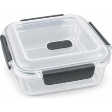 Odea Tr Sızdırmaz Contalı Saklama Kabı, Mikrodalga Uyumlu Pp Plastik, Havalandırma Delikli Kilitli Kapak, Buhar Valfli Gıda Kutusu, Buzdolabı Düzenleyici, Yemek Taşıma ve Beslenme Kap (1400ML)