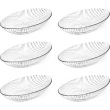 Odea Tr Viko 4473 6'li Oval Cam Kase Seti 15 cm – Çerezlik, Reçellik, Kahvaltılık ve Sosluk