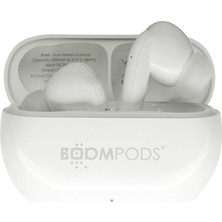 Odea Tr Echobuds Gerçek Kablosuz Kulaklık - Dahili Mikrofonlu Bluetooth Kulak Tomurcukları, 19 Saat Çalma Süresi, Geri Dönüştürülmüş Plastikten Kulak Içi Kulaklıklar, Müzik ve Çağrılar Için Ipx4 Suya