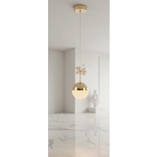 Mylüx Aydınlatma Ahenk Modern Gold Avize Yatak Odası - Hol - Salon