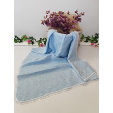 Odea Tr Mavi Pike Bebek Battaniyesi Doğal Organik Yaşam Örtüsü Çok Amaçlı Mevsimlik Yenidoğan 80X90 cm