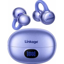 Odea Tr Linkage Lkb-42 Klipsli Açık Kulak Bluetooth Kulaklık, Siyah (Mor)