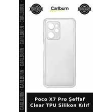 Carlburn Poco X7 Pro Şeffaf Clear Tpu Silikon Kılıf Teknoloji Telefon Kapağı Cep Aksesuarı