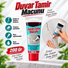 Odea Tr Duvar Tamir Macunu Beyaz 200 Gram Akrilik Çatlak Delik Dolgusu Boyanabilir Zımparalanabilir Suya Dayanıklı