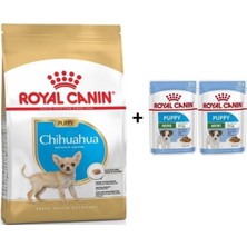 Odea Tr Chihuahua Junior Yavru Köpek Maması 1,5 kg + 2 Adet Royal Canin Mini Puppy 85 gr Yaş Mama