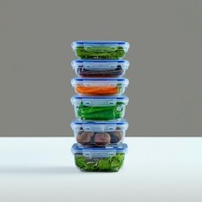 Odea Tr Sızdırmaz Kapaklı 6'li Saklama Kabı Seti, Contalı Pp Plastik, Çeşitli Boyutlar (3X975 Ml, 3X1400 Ml), Gıdaları Güvenle Saklayın, Mutfakta Düzen Sağlayıcı