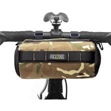 Odea Tr Askme Gidon Bikepacking Bisiklet Çantası -Suya Dayanıklı Kumaş-Geniş Hacimli- Içten Pedli - Dağ, Şehir,tur, Yol,gravel Bisikletlerine Uygun - Dayanıklı-Fonksiyonel ve 2,7l Kamuflaj
