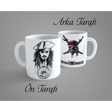 OGC Karayip Korsanları Jack Sparrow 5 Porselen Kupa Bardak