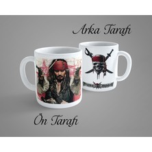 OGC Karayip Korsanları Jack Sparrow 2 Porselen Kupa Bardak