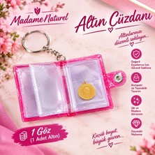 Madame Naturel Anahtarlıklı Altın Birikim Cüzdanı & Mini Vesikalık Cüzdanı