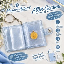 Madame Naturel Anahtarlıklı Altın Birikim Cüzdanı & Mini Vesikalık Cüzdanı