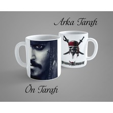 OGC Karayip Korsanları Jack Sparrow Porselen Kupa Bardak