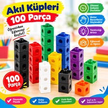 Try Geçmeli Birim Küpler 100 Parça Yaratıcı Bloklar Hediyelik Çocuklar İçin Eğlenceli Oyun