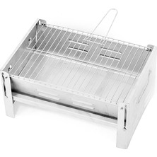 Mizan Galvaniz Katlanır Mangal 40 cm Siyah Renk, Kolay Taşınabilir ve Kullanım İçin İdeal