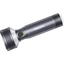 Happy Trend 50W LED El Feneri Metal Gövdeli 9 Modlu Çıkarılabilir Pilli Şarj Edilebilir Çift Açılı Flashlight Siyah