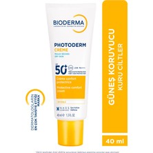 Photoderm Cream SPF50+ Kuru Ciltler için Yüksek Korumalı Yüz Güneş Kremi 40 ml