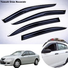 Caraks Mazda 6 Krom Cam Rüzgarlığı Abs Krom Nikelajlı Mügen Cam Rüzgarlığı 2003 - 2007 Arası 4 Lü