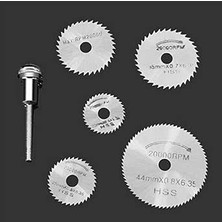 Happy Trend Adet/set Için Mini Hss Torna Takımı-Daire Testere Levhaları Dremel Metallrotationsschneider Power Tool Set Schneidediamantscheiben Mandrel