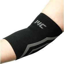 Musclecloth Elastik Spor Dirseklik Tekli Paket Siyah Ergonomik Tasarım ile Maksimum Destek