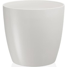 Happy Trend Çiçek Saksısı Beyaz 22 Litre