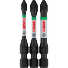 Happy Trend 3 x Pro Pozidriv Impact Bit (125 x 50 Mm, Profesyonel Aksesuar Tornavida, Tornavida)
