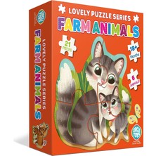 Happy Trend Toys Lovely Puzzle Farm Animals